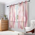 thumbnail image 2 of Yayeee Window Curtains Light Filtering 63"x52" Grommet Panel Pair Home Living Room Decor, Soft Brown Pattern, 2 of 7