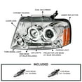 thumbnail image 4 of Spec-D Tuning Dual Halo Projector Headlights Compatible with 2004-2008 Ford F-150, 2006-2008 Lincoln Mark LT, Left + Right Pair Headlamps Assembly, 4 of 6
