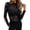 Black, variant on Mesh Long Sleeve Tops for Women Lace Sheer Tight See Through Crew Neck Spring Fall 2026 Party Club Outfits