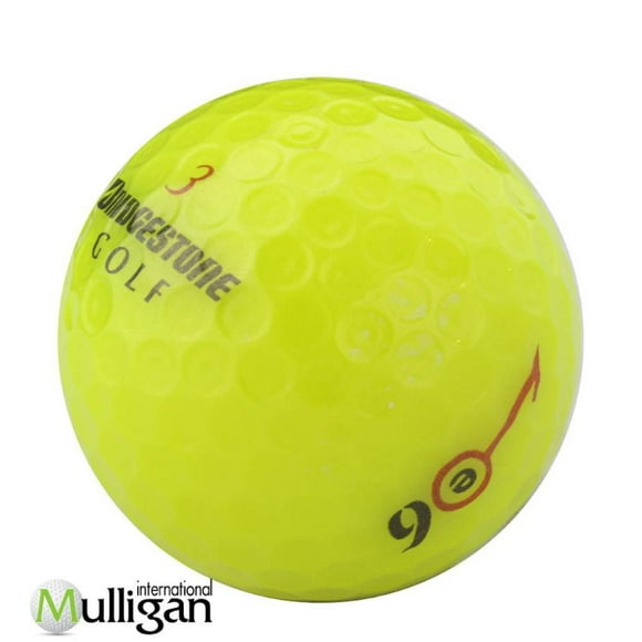 Mulligan - 48 Bridgestone e6 4A Recycled Used Golf Balls, Yellow