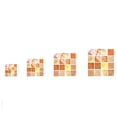 thumbnail image 2 of 10 Pieces of Geometric Square Grid Pattern Wall Stickers Fmb315 30*30Cm, Pvc Adhesive Tile Stickers 10Pcs Geometric Square Grid Wall Stickers for Kitchen Floor Furniture, 2 of 5