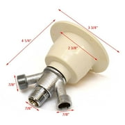 Fontana Boat Hot/Cold Shower Mixer Valve 97610 | Chromed Brass 7/8 IN