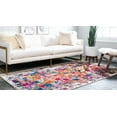 thumbnail image 4 of Unique Loom Estrella Couleurs Vives Zone Tapis 3' 3 x 5' 3 Rectangle Multi/Beige, 4 of 10