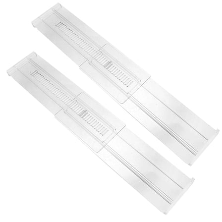 HEMOTON  2 Pcs Utensil Kitchen Organizers and Storage Drawer Dividers