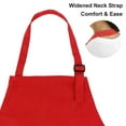 thumbnail image 4 of Toptie Cotton Canvas Kid & Parent Cooking Aprons and Chef Hat Set, 4 of 7