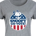 thumbnail image 3 of Peanuts - Snoopy Go Vote - Women's Any Way Dress, 3 of 7
