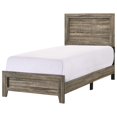 thumbnail image 2 of Traditional Grey Color Panel Bed Dresser Mirror Nightstand Set 4Pc Twin Size Bedroom, 2 of 4