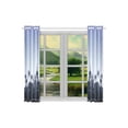 thumbnail image 3 of MKHERT Blue Temple Window Curtain Kitchen Curtains Window Treatments 26x39 inch,Set of 2, 3 of 3