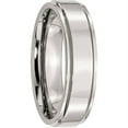 thumbnail image 4 of Primal Steel Stainless Steel 6mm Ridged Edge Band, 4 of 9