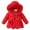 Red, variant on Girls Down Coat Size 8 Girls Down Vest North Face Children's Winter Coat Little Girl Cottonblend Jacket Thickened Fashion Down Cottonblend Jacket Girl's Medium Long Super Cute