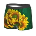 thumbnail image 5 of Goofa Sunflowers in Bucket Printed Men's Boxer Briefs Underwear, Moisture-Wicking Underwear, Trunk,Soft and Breathable Cotton Underwear-Large, 5 of 9