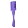 thumbnail image 2 of Peine para adelgazar el cabello, peine de peluquero, peine portátil multiusos para el cabello, peine plano para actividades de salón de belleza del Púrpura, 2 of 9