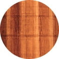 thumbnail image 1 of Ahgly Company Indoor Round Abstract Orange Modern Area Rugs, 5' Round, 1 of 4