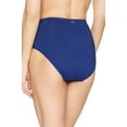 thumbnail image 3 of Lauren Ralph Lauren NAVY High-Waist Tummy-Control Bikini Swim Bottom, US 12, 3 of 7