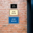 thumbnail image 5 of Signs ByLITA Classic Framed Jury Room Door or Wall Sign Durable ABS Plastic | Laser Engraved | Easy Installation | Courtroom Sign (Blue) - Small, 5 of 9