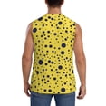 thumbnail image 4 of Kdxio Blue Spots for Men's Muscle T-shirt,Sleeveless for Workout Running Athletic Gym Lounge Casual, 4 of 7