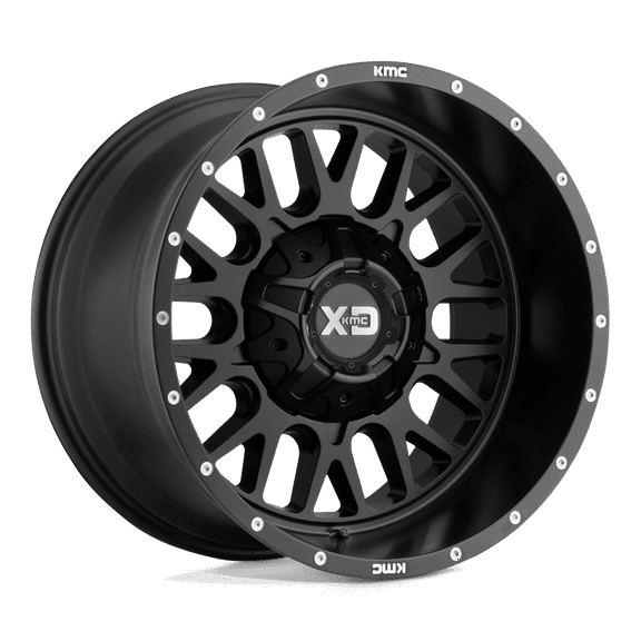 XD Aluminum Rim XD842 SNARE 20X9in Satin Black Finish, XD84229086700