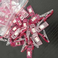 Sewing Craft DIY Plastic Clips Holder Patchwork Fabric Ax Clip Quilting Tool Rose Red