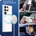 thumbnail image 3 of Designed for Samsung Galaxy S23 Ultra Case Compatible with MagSafe Ultra Clear Shockproof Protective Cell Phone Cover Non-Yellowing Flexible Thin Covers, 3 of 7
