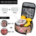 thumbnail image 4 of PUREYAH Insulated Lunch Bag with Strap, Reusable Work Thermal Cooler Sunflower Art Tote Bag with Water Bottle Holder for Adult Women Men, 4 of 6