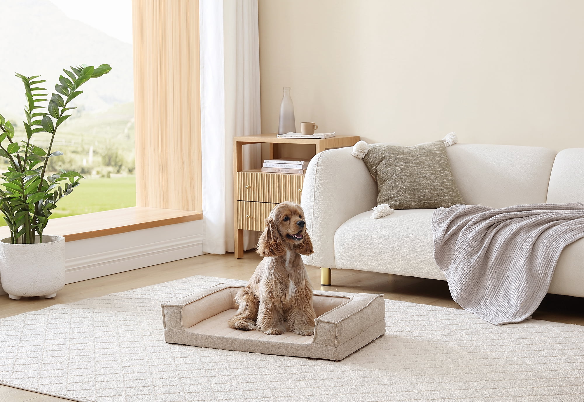 Arlee Home & Pet ThermaTec Cooling Mod Sofa Memory Foam Pet Bed