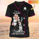 thumbnail image 1 of Camiseta de moda de verano para hombre, camisa con nombre impreso en 3D para peluquero y perro, Tops informales Unisex, uniforme de peluquero para mascotas DW148Adult size 7XL Gao Jinjia LED, 1 of 2