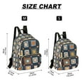thumbnail image 2 of FORMRS Mini Backpack Purse for Women Quilted Travel Daypack Casual Shoulder Bag, Square Harmony, 2 of 7