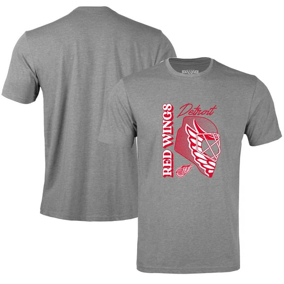 Men's Levelwear Gray Detroit Red Wings Retro Richmond Netminder T-Shirt