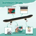 thumbnail image 4 of 31'' Complete Skateboard 7 Layer Canadian Maple Double Kick Deck Skateboards camouflage Skate Board for Beginner Adult Gifts, 4 of 5