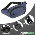 thumbnail image 3 of Diagonal chest bag simple casual cashier multi-function mobile phone shoulder bag - blue, 3 of 5