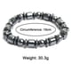 thumbnail image 5 of Pulsera, pulsera magnética de moda, pulsera unisex de piedra negra para hombres y mujeres, pulsera de terapia de campo magnético para el cuidado de la salud, gran regalo, 5 of 8
