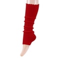 thumbnail image 4 of Resicozy Womens Leg Warmers Ribbed Knit Long Socks Leg Warmer Y2k Long Socks for Party Yoga Sports Fashion Accessories Red, 4 of 4