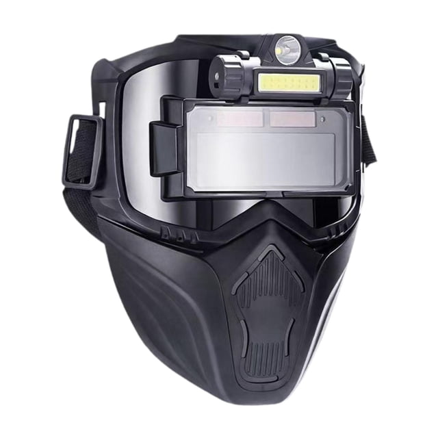 GUOOL Welding Helmet Adjustable Protector Full Protection Anti Splash Welding Hood With Light