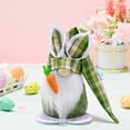 thumbnail image 1 of Easter Decoration Dolls Desktop Decorations Easter Decoration Props Bunny Doll Elderly White Beard Holding Carrot Cute Doll Decoration Ornament, 1 of 5