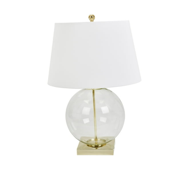 Sagebrook Home 50056-03 Lampe de TABLE Ronde 27 Po en Verre, Claire