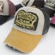 thumbnail image 4 of Qarigey Gorra de algodón para mujer y hombre, gorra de béisbol de algodón con letras lavables de verano a la moda, sombrero de retales, gorras de Sombreros amarillo negro Qarigey PS1252-04, 4 of 6