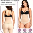thumbnail image 2 of Vaslanda Waist Trainer for Women Tummy Control Postpartum Underbust Seamless Firm Shaping Waist Trainer, 2 of 6