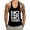Black, variant on Men's Stringer Tank Tops Muscule Cut Bodybuilding Gym Vest Y-Back Workout Sleeveless T-Shirt Letter Print Active Tank Tops