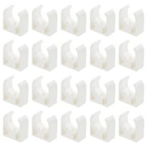 LEORX 20Pcs Clamp Rack Plastic U Shaped Clips for Building
