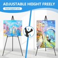 thumbnail image 3 of Soporte de Caballete Rdiorry Ajustable de 70 cm de Metal para Carteles (Paquete de 2), 3 of 8