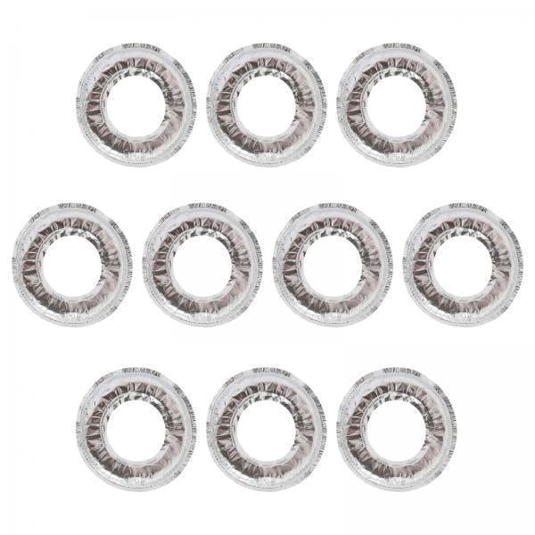 Cubiertas para quemadores de estufa BLESIY Revestimiento de Babero para Quemador de Gas de Papel de Aluminio 10 Uds.