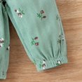 thumbnail image 7 of Tfken Child Girls Comfy Outfit Sets Soft Daily 3 Piece Floral Print Girls Romper With Pants Set Headband Fashion Children Trendy Outfit Size 6-9 Months, 7 of 7
