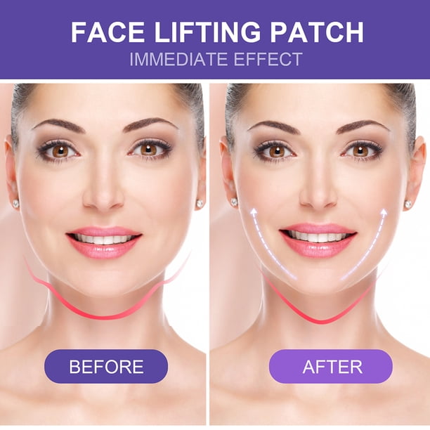Face Lifting Invisible Face Sticker Invisible V Shaped Face Sticker Face Lifting Invisible Face Sticker For Women Anti Ageing Neck And Eye Lifting Kit ANGGREK Otros