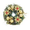 thumbnail image 2 of perfeclan Artificial Christmas Wreath Christmas Tree Decoration DIY Xmas Garland Hanging Ornaments, for Indoor Outdoor Parties Festival, 2 of 9