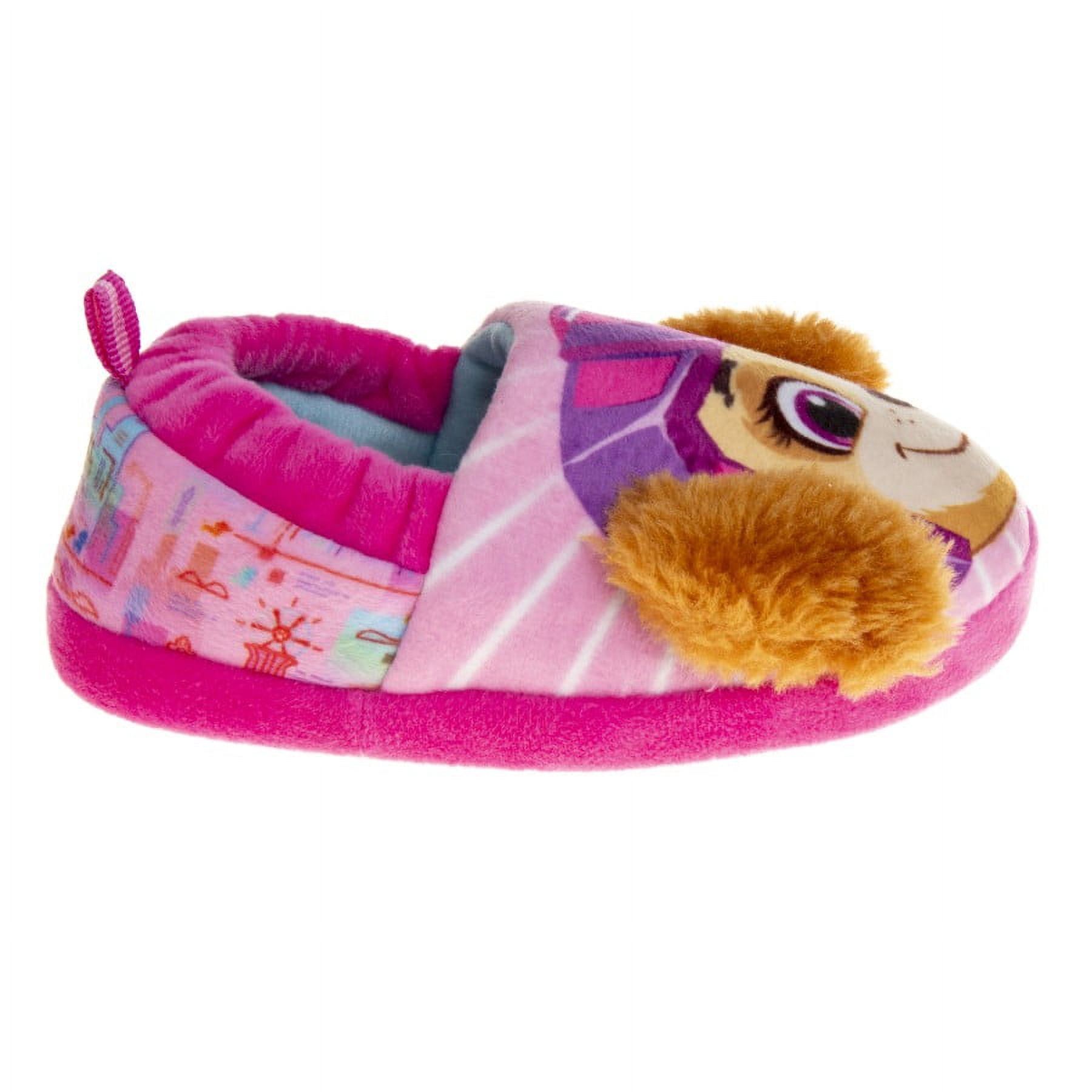 Nickelodeon Paw Patrol Toddler Girls Dual Sizes Slippers, Pink, Size: 9-10
