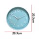 thumbnail image 2 of Reloj de pared moderno digital 3D, esfera redonda de color brillante., 2 of 6
