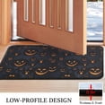 thumbnail image 3 of Dark Blue Halloween Pumpkin Faces Door Rugs,Washable Non Slip Door Mats Indoor,Decorative Door Mats,Entry Mat Indoor for Entrance,Bedroom,Kitchen,Bathroom,30"x17", 3 of 6