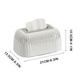 thumbnail image 5 of Giunmcul Household Desktop Tissue Box Living Room High-end Paper Drawer High Value T Plastic Coffee Table Paper Drawer, 5 of 5