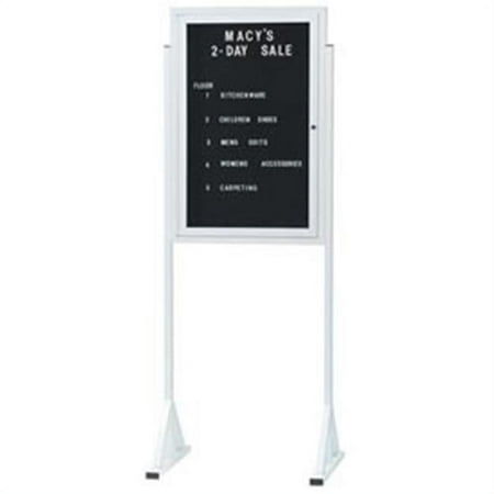 Aarco Products FMD3630 Free Standing Letter Board Cabinet