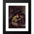 thumbnail image 2 of Jan Steen 11x14 Black Modern Framed Museum Art Print Titled - The Village Alchemist (Early 1660s), 2 of 5